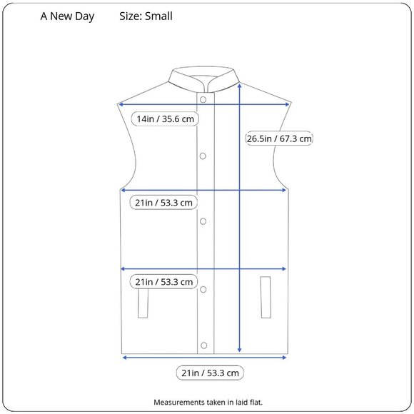 A New Day Womens Red Puffer Vest Lightweight Quilted Outerwear W/ Pockets Small - Picture 3 of 10